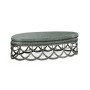 Gigolette Bronzed Stainless Steel Ottoman