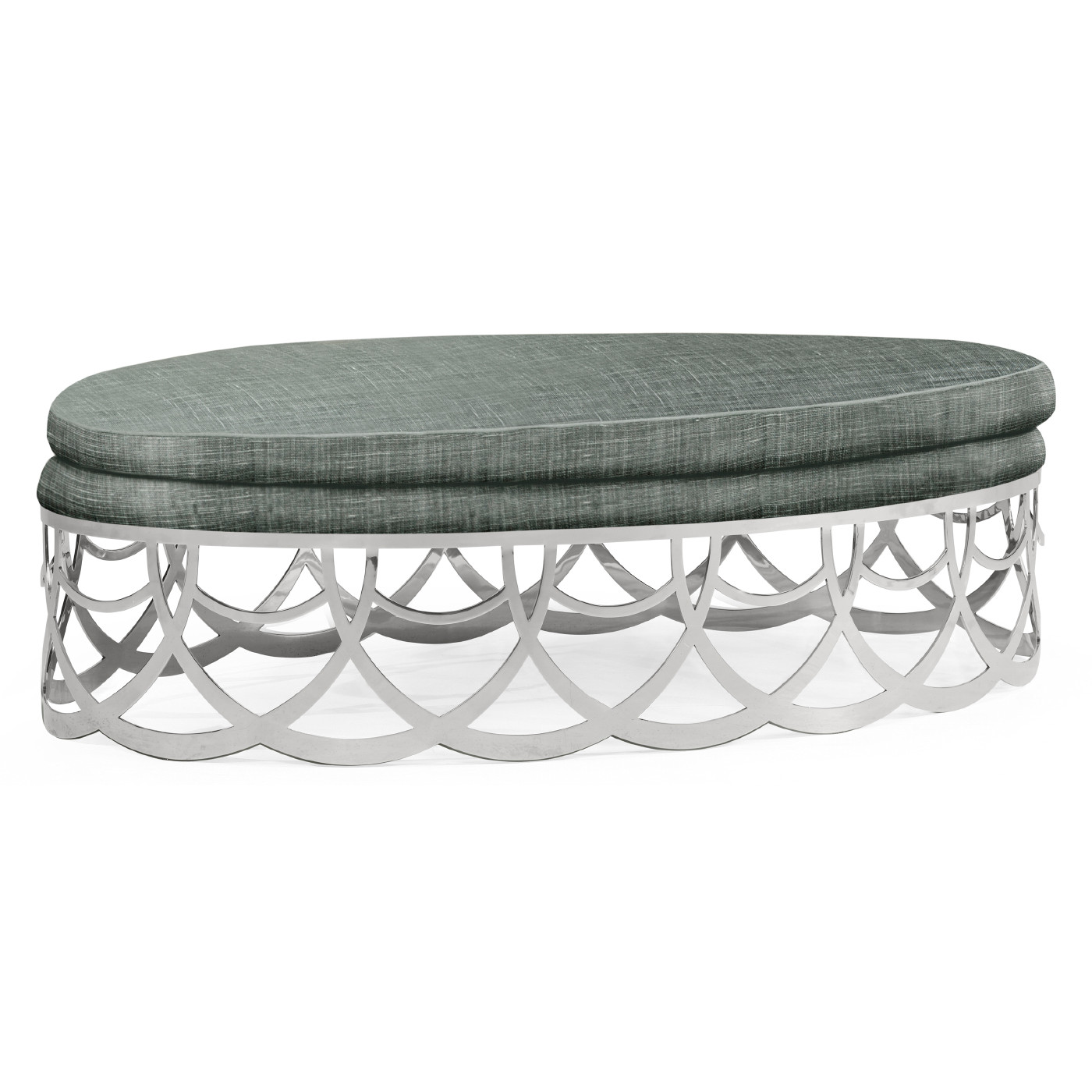 Gigolette Stainless Steel Ottoman