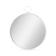 Circular Avalone Stainless Steel Wall Hanging Mirror