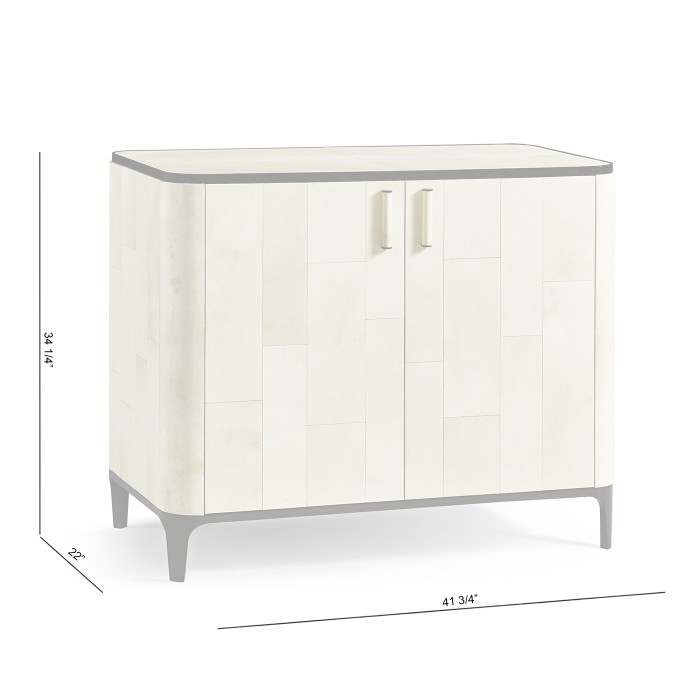 Aventine Parchment Cabinet
