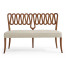 Ampney Toasted Oak Two Seat Bench