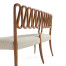 Ampney Toasted Oak Two Seat Bench