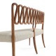 Ampney Toasted Oak Two Seat Bench