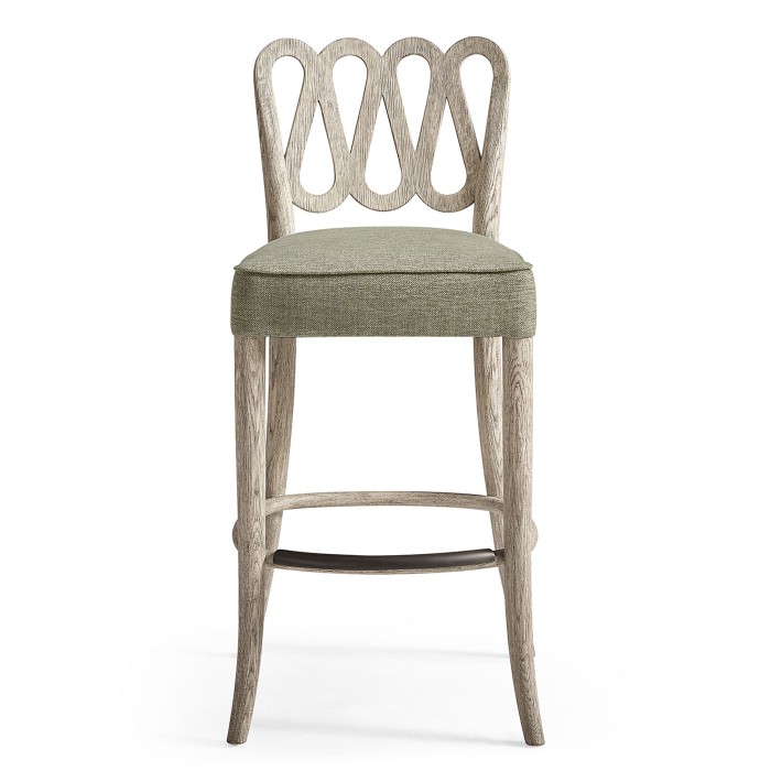 Ampney Grey Oak Bar Stool