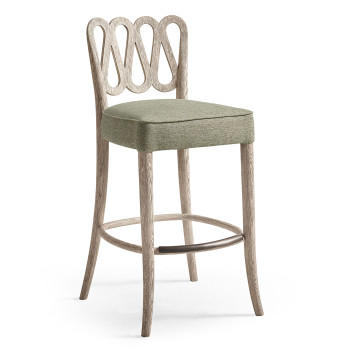 Ampney Grey Oak Bar Stool