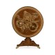 Medium Mahogany & Marquetry Left Hall Tilted Top Centre Table
