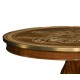 Medium Mahogany & Marquetry Left Hall Tilted Top Centre Table