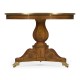 Medium Mahogany & Marquetry Left Hall Tilted Top Centre Table