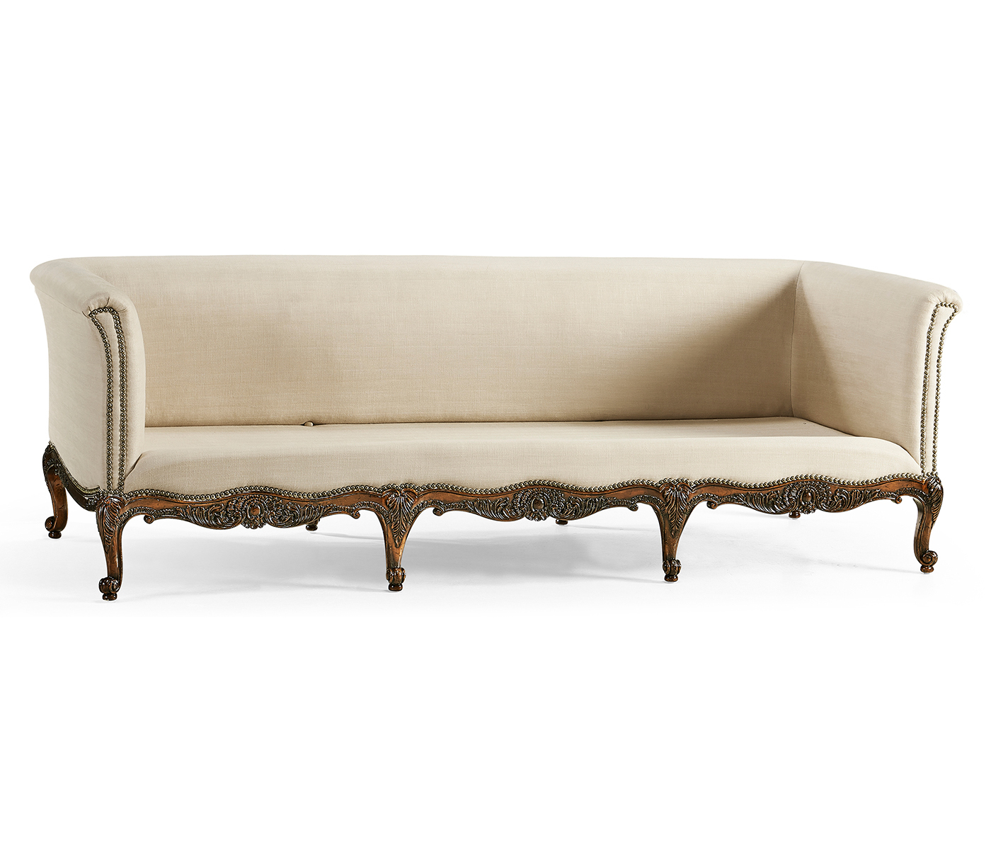 Louis XV French Walnut Sofa