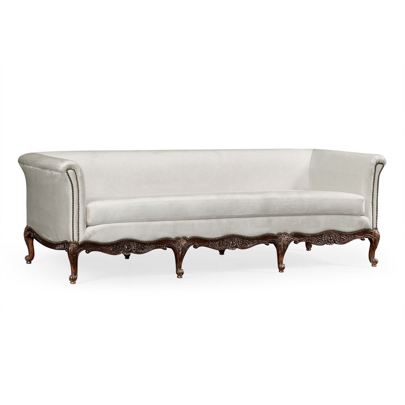 Louis XV French Walnut Sofa