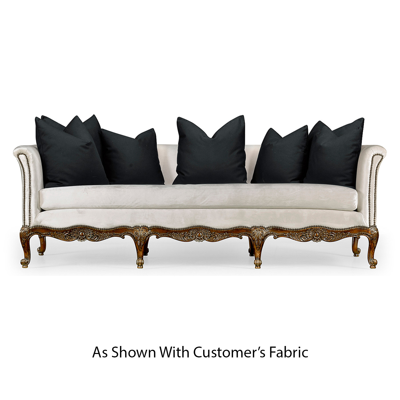 Louis XV French Walnut Sofa