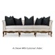 Louis XV French Walnut Sofa