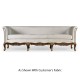 Louis XV French Walnut Sofa