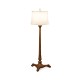 Neoclassical French Walnut Floor Lamp