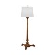 Neoclassical French Walnut Floor Lamp
