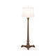 Neoclassical French Walnut Floor Lamp