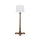 Neoclassical French Walnut Floor Lamp