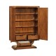 Art Deco Imperial Mahogany Salon Cabinet