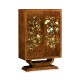 Art Deco Imperial Mahogany & Handpainted Right Salon Cabinet