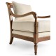 Biedermeier Medium Mahogany Lounge Chair