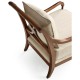 Biedermeier Medium Mahogany Lounge Chair