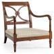 Biedermeier Medium Mahogany Lounge Chair