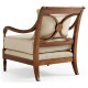 Biedermeier Medium Mahogany Lounge Chair