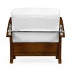 Moderne High Lustre Santos Rosewood Arm Chair