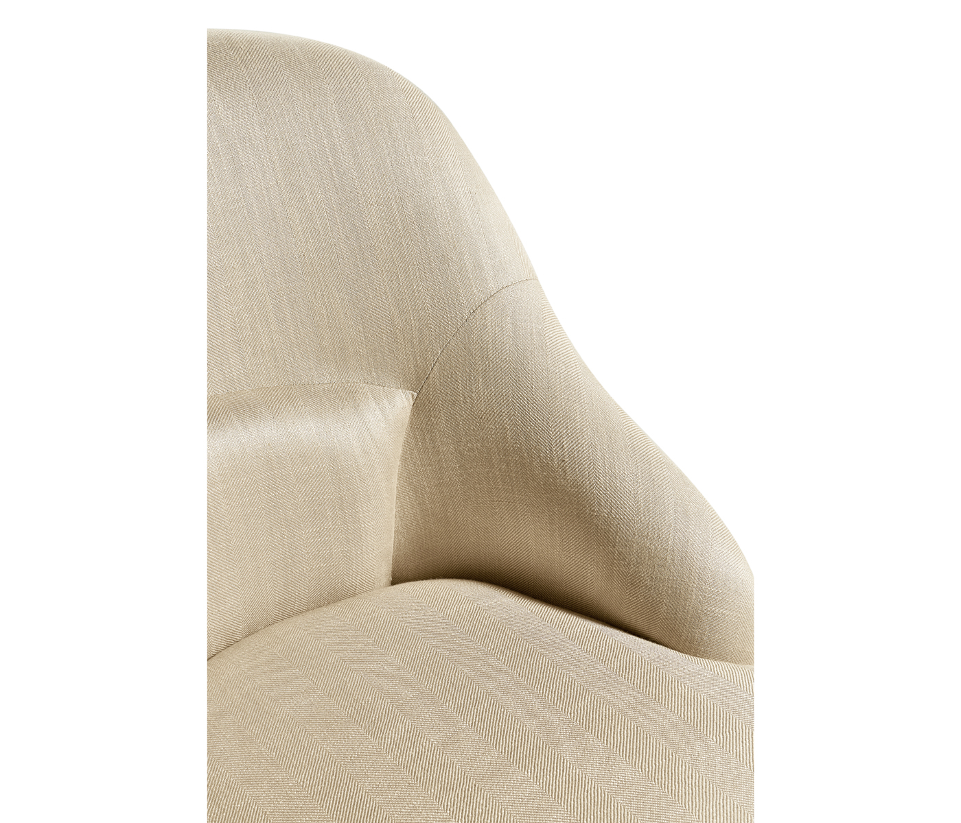 Napoleon III Black Slipper Chair