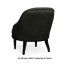 Napoleon III Black Slipper Chair