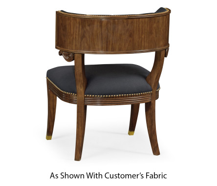 Klismos French Walnut Dining Chair