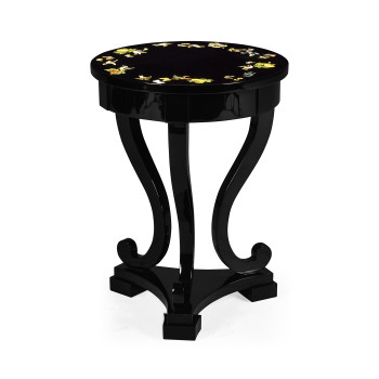 Biedermeier Black Cigarette Table