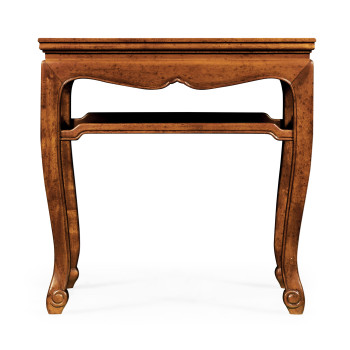 Imperial Mahogany Cabriole Leg Chinese End Table