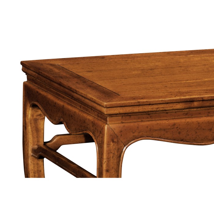 Imperial Mahogany Cabriole Leg Chinese End Table