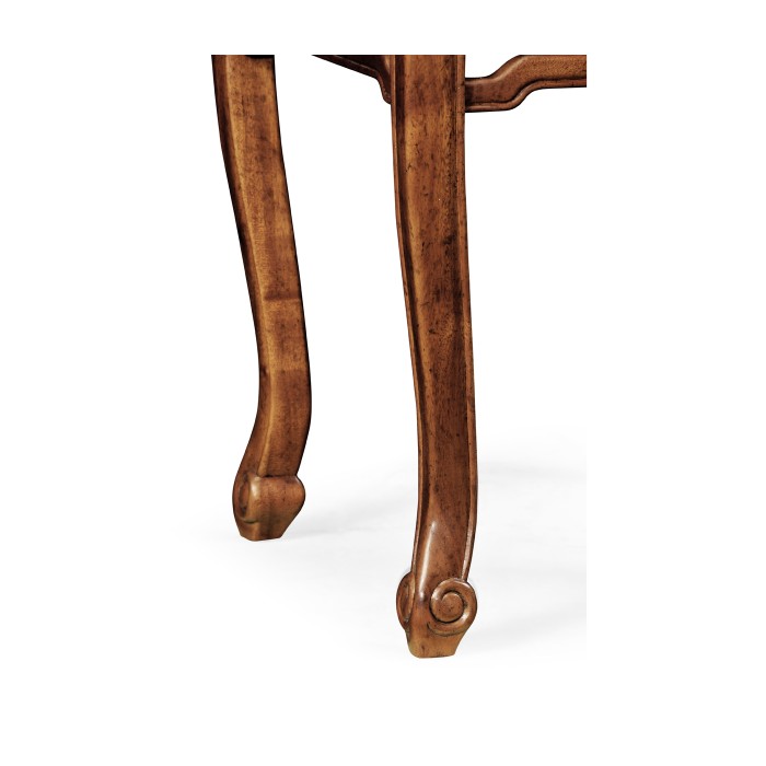 Imperial Mahogany Cabriole Leg Chinese End Table