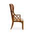 Imperial Mahogany Lattice Back Wing Chair