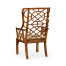 Imperial Mahogany Lattice Back Wing Chair