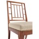 Low Chauffeuse Imperial Mahogany Chair