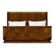 Moderne High Lustre Santos Rosewood Cali King Bed