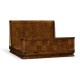Moderne High Lustre Santos Rosewood UK Queen Bed