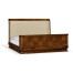 Moderne High Lustre Santos Rosewood US King Bed