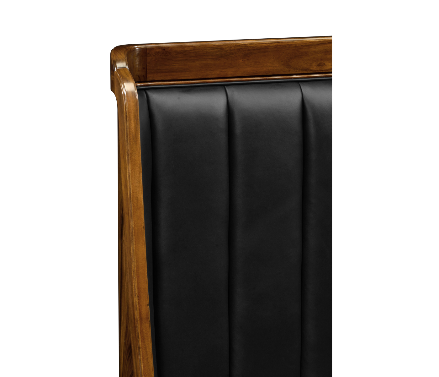 Moderne High Lustre Santos Rosewood US King Bed