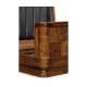 Moderne High Lustre Santos Rosewood US King Bed