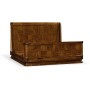 Moderne High Lustre Santos Rosewood US King Bed