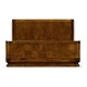 Moderne High Lustre Santos Rosewood US Queen Bed