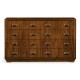 Moderne High Lustre Santos Rosewood Chests of Eight Drawers