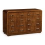 Moderne High Lustre Santos Rosewood Chests of Eight Drawers