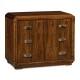 Moderne High Lustre Santos Rosewood Bedside Chest