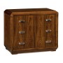 Moderne High Lustre Santos Rosewood Bedside Chest