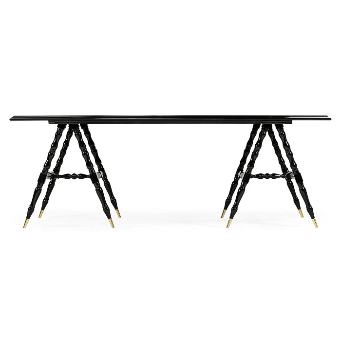 Louis Philippe Jet Black Desk